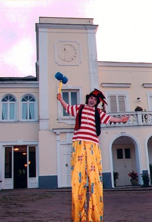 clown trampoliere