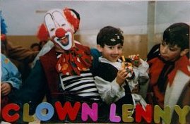 clown con bimbi